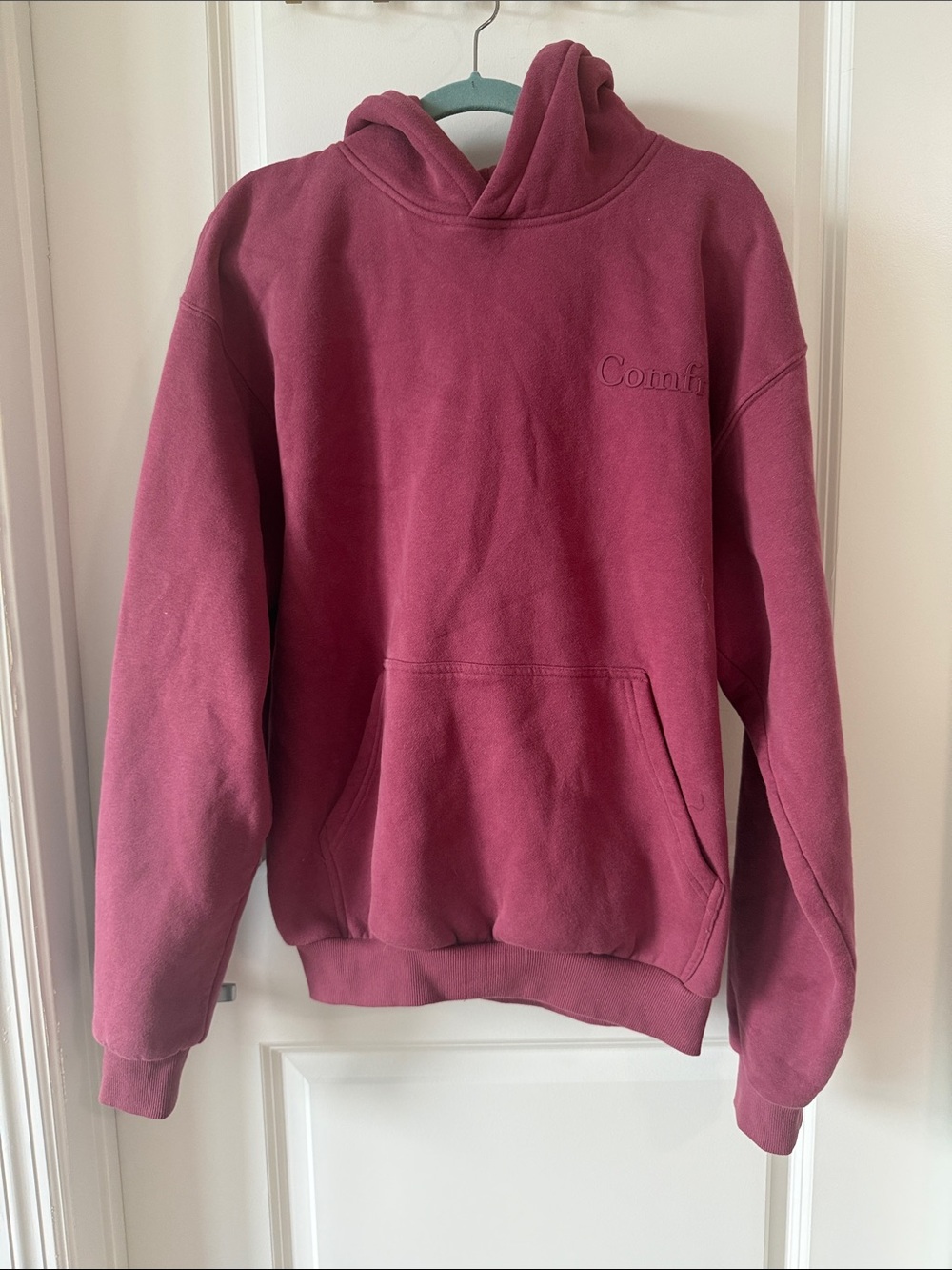 Comfort Colors Maroon Hooded Sweatshirt